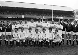 The England team that lost to Scotland at Twickenham - 1983 Five Nations