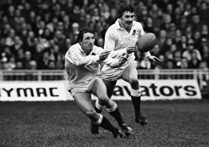 Images Dated 21st March 2011: Englands Barrie Corless - 1977 Five Nations