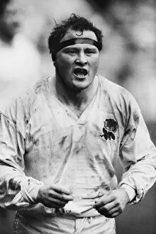 Images Dated 27th October 2009: Englands Brian Moore - 1990 Five Nations Championship