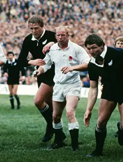 Englands Chalky White and All Blacks Albert Anderson and Murray Davies