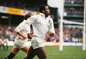 Images Dated 2nd February 2010: Englands Chris Oti - 1988 Five Nations