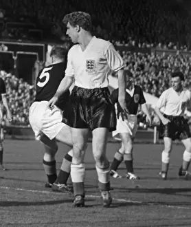 Englands Colin Grainger - 1956 / 7 British Home Championship