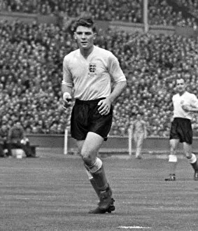 Images Dated 9th August 2013: Englands Duncan Edwards - 1954 / 5 British Home Championship