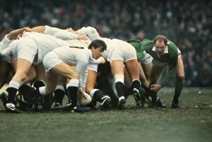 Images Dated 31st August 2010: Englands Nigel Melville - 1986 Five Nations