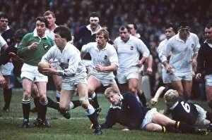 Images Dated 31st August 2010: Englands Nigel Melville - 1986 Five Nations