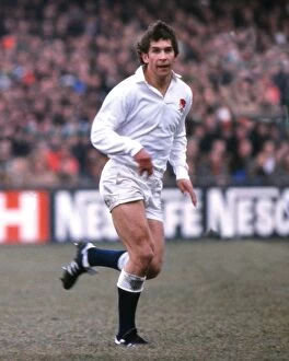 Images Dated 10th November 2009: Englands Paul Dodge - 1981 Five Nations