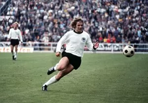 The 1972 European Football Championship Collection: Erwin Kramers chases the ball during the Euro 72 final