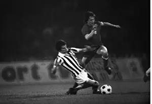 Fabio Capello slide tackles Johan Cruyff during the 1973 European Cup Final