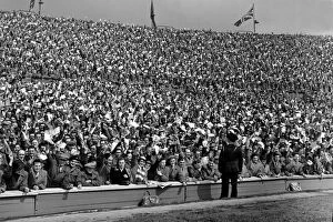 West Bromwich Albion Collection: Fans at Wembley - 1954 FA Cup Final