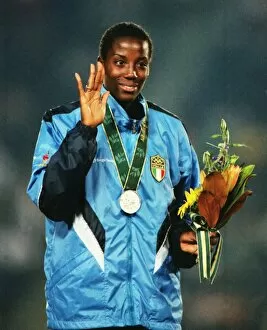 Images Dated 25th August 2011: Fiona May - 1996 Atlanta Olympics