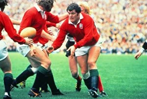 Images Dated 5th August 2009: Fran Cotton plays for the British Lions in the 1977 Silver Jubilee Match against the Barbarians