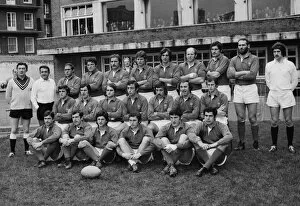 Images Dated 15th March 2013: The France team that drew with Wales in the 1974 Five Nations