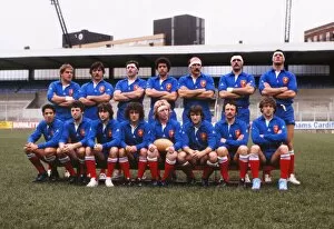 Images Dated 7th January 2013: The France team that faced Wales in the 1982 Five Nations Championship