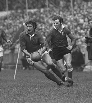 Frances Jean-Claude Skrela and Wales JJ Williams - 1974 Five Nations
