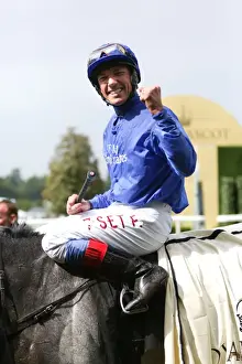 Frankie Dettori celebrates victory in the 2012 Royal Ascot Gold Cup