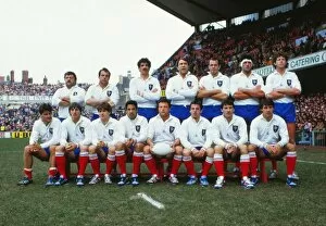 Images Dated 2nd September 2014: French team that defeated Wales in the 1986 Five Nations