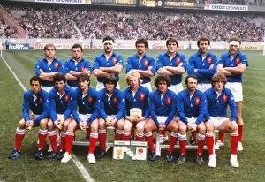 Images Dated 4th September 2014: French team that faced England in the 1982 Five Nations
