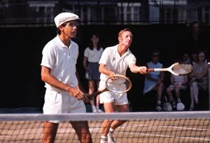 Images Dated 9th July 2012: Frew McMillan and Rod Laver - 1970 Queens Club Championships