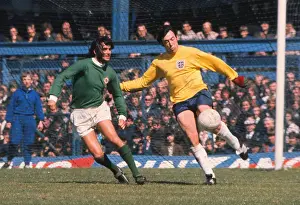 George Best and Gordon Banks - 1971 British Home Championship