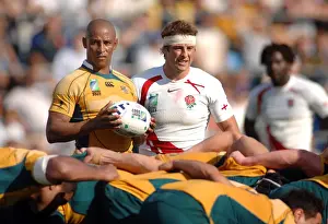 George Gregan and Andy Gomarsall during the 2007 World Cup quarter final