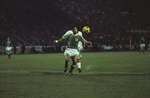 Euro 1972 Collection: Gerd Muller on the ball at Euro 72