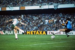 Editor's Picks: Gerry Armstrong scores for Northern Ireland against Spain at the 1982 World Cup