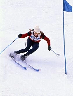 Images Dated 21st May 2012: Gina Hathorn - 1970 FIS World Championship - Womens Slalom