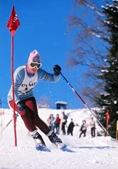 Images Dated 21st May 2012: Gina Hathorn - 1971 FIS World Cup - Saint Gervais