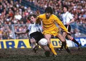 Images Dated 29th September 2010: Gordon McQueen tackles David Johnson - 1979 FA Cup Semi-Final