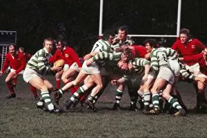 Images Dated 26th April 2011: Gosforth face London Welsh in the 1977 John Player Cup semi-final