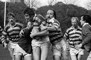 Gosforth face London Welsh in the 1977 John Player Cup semi-final