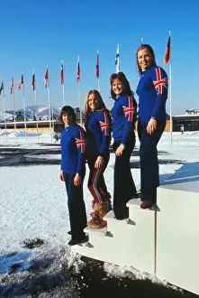 Great Britains womens skiing team - 1972 Sapporo Winter Olympics
