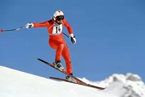 Images Dated 2nd May 2012: Harti Weirather - 1981 FIS World Cup - St. Anton