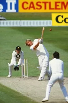 Images Dated 13th July 2010: Ian Botham bats for England during the 1985 Ashes series