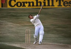 Ian Botham hits a boundary on the way to his famous 149 not out at Headingly in the 1981 Ashes