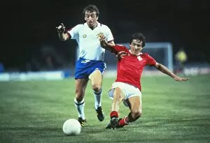 Images Dated 9th September 2010: Ian Callaghan plays for England in 1977