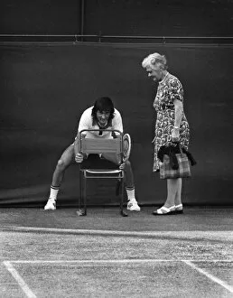 Images Dated 21st June 2011: Ille Nastase - 1975 Wimbledon Championships