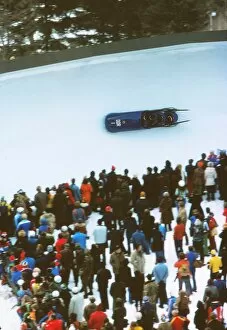 1976 Innsbruck Winter Olympics Collection: Innsbruck Olympics - Bobsleigh