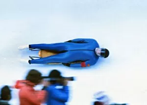 1976 Innsbruck Winter Olympics Collection: Innsbruck Olympics - Luge