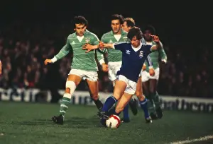 1 4 Final Prints: Ipwichs Kevin O Callaghan and St Etiennes Michel Platini
