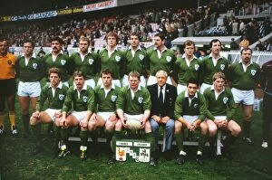 Images Dated 15th March 2013: The Ireland team that faced France in the 1986 Five Nations
