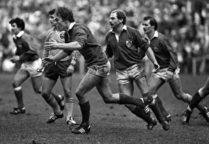 Images Dated 27th August 2010: Irelands Brian Spillane and Nigel Carr - 1985 Five Nations