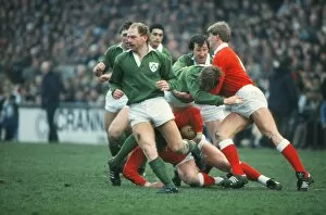 Images Dated 31st August 2010: Irelands Nigel Carr - 1986 Five Nations