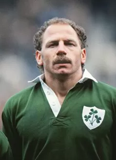 Images Dated 31st August 2010: Irelands Nigel Carr - 1986 Five Nations