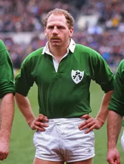 Images Dated 3rd September 2010: Irelands Nigel Carr - 1987 Five Nations