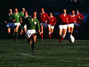 Images Dated 5th October 2011: Irelands Paul Dean chases the ball during the 1987 World Cup