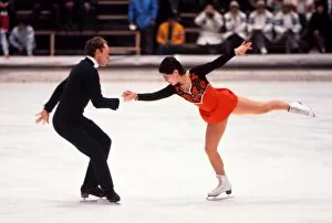 Images Dated 23rd May 2012: Irina Rodnina and Alexei Ulanov - 1972 Sapporo Winter Olympics - Mixed Pairs