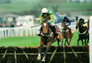 Istabraq wins the Champion hurdle during the 1998 Cheltenham Festival