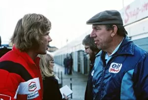 Images Dated 4th April 2011: James Hunt and Ken Tyrrell