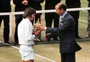 Tennis Prints: Jimmy Connors - 1974 Wimbledon Mens Singles Champion